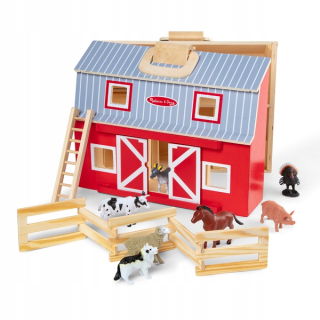 Drevená stolička z 7 Zvieratá Zábava na farme pre deti MelissaandDoug